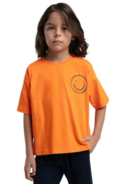 Rolypoly Boy's Orange Bermuda Set