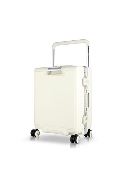 Zeplin Luna PC Policarbon Kabin Boy Valiz Krem