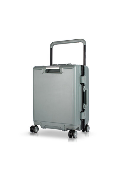 Zeplin Luna PC Policarbon Kabin Boy Valiz Kuvars Gri