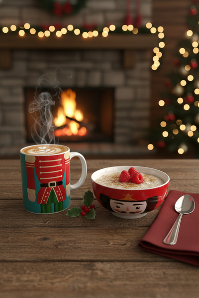 Elista Kurşun asker Temalı Yılbaşı Kupa & Kase Seti