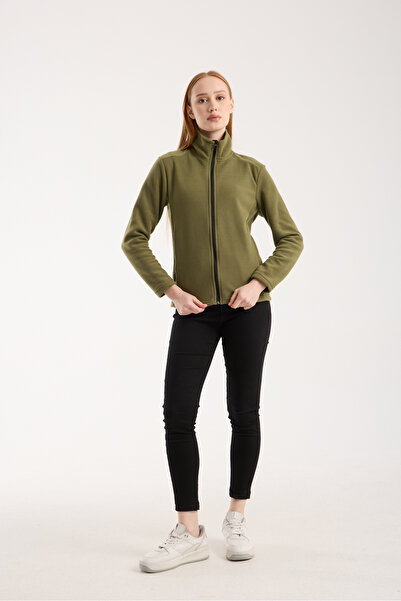 KAPHONE Women's Full Zip 2-Pocket Fleece Jacket