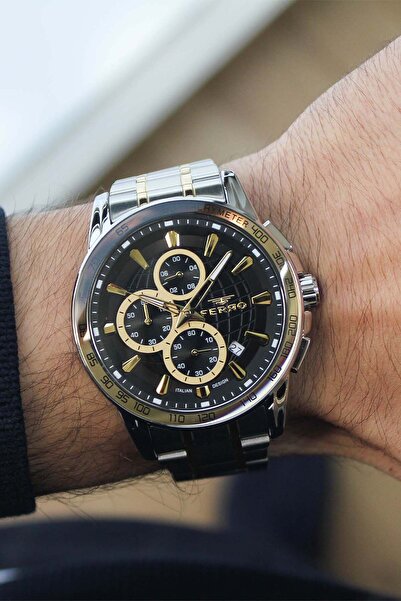 FERRO FM31441D2 Çelik Kordonlu Erkek Kol Saati