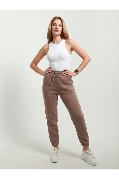 MODENZO Women's 3-Ply Puff Fabric Tracksuit with Elasticated Legs