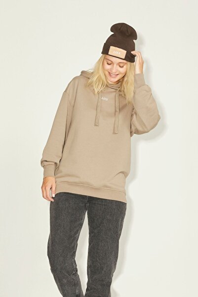 Jack & Jones Jxbasic Logo Beanie Acc Sn Women's Brown Beanie - 12205033