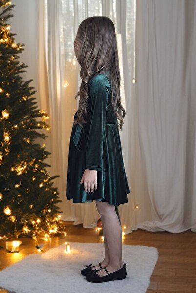 QUB CLUB Κορίτσι Παιδικό Βελούδινο Γενέθλια Χριστουγεννιάτικο Πρωτοχρονιάτικο Πρωτοχρονιά, Πάρτυ, Νυφικό