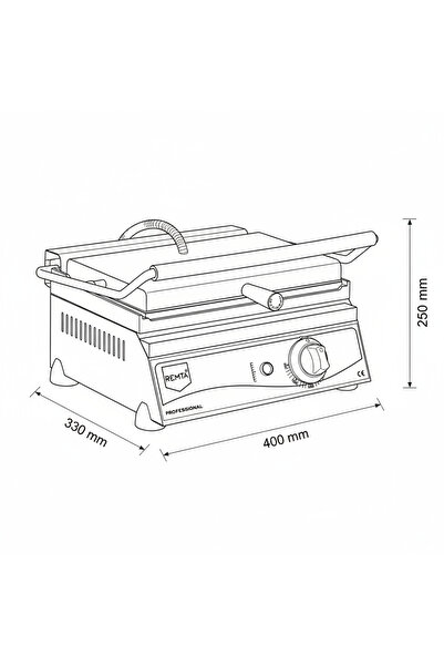 Remta R71 Elektrikli Tost Makinesi 12 Dilim