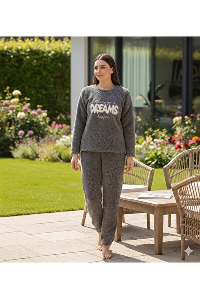 Sude HOMEWEAR PLUSH PAJAMAS SET