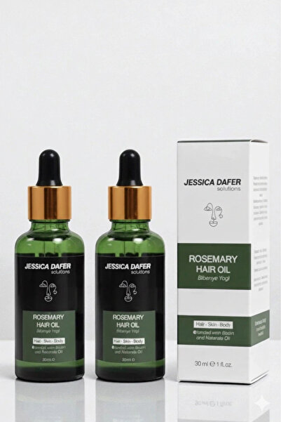 Jessica Dafer 2’li Biberiye Yağı Yıpranmış Saçlar İçin Biotin Özlü Saç Bakım ...