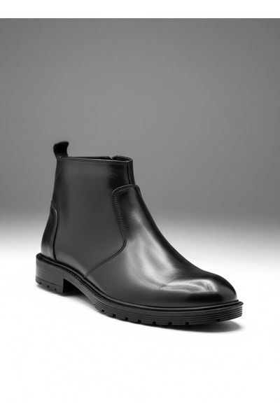 BESS SHOES Valódi bőr vízálló férfi csizma - teljesen ortopéd és hidegálló