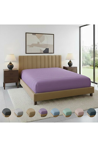 Semay Tekstil Elastic Fitted Bed Sheet Combed Cotton Jacquard Patterned