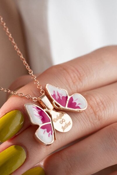 Silvano Jewelry İsimli Açılabilen Kelebek Kolye
