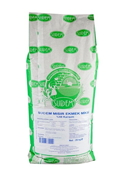 Sudem Mısır Ekmek Mix 25 kg %50 Karışım