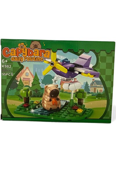 OEM Set de construcție tip cărămizi Capybara – Daily Routine, 95 pcs, 6+