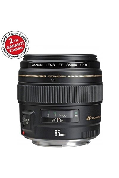 Canon EF 85mm f/1.8 USM Lens (Canon Eurasia Garantili)