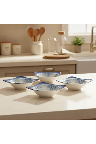 Güral Porselen Spinoza 6 Piece 15x15 Cm Bone Bowl Set - 845
