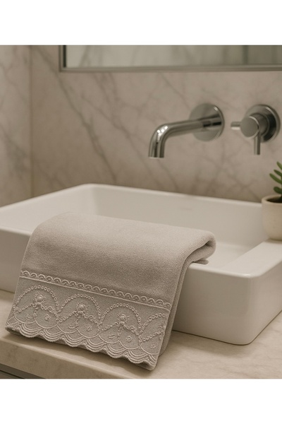 Çeyiz Bahçesi Prosop din catifea gri Sadem 50&90