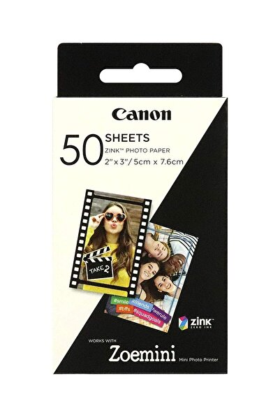 Canon ZINK PAPER ZP-2030 50 Adet Zoemini Fotoğraf Kağıdı