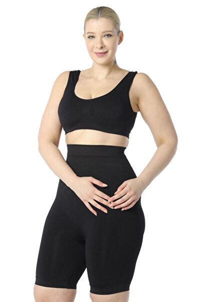 Sweet Sauna Set de 2 corset fermoar peste genunchi și bustieră