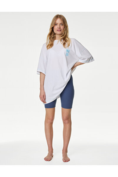 Marks & Spencer Regular Fit Fitilli Biker Şort