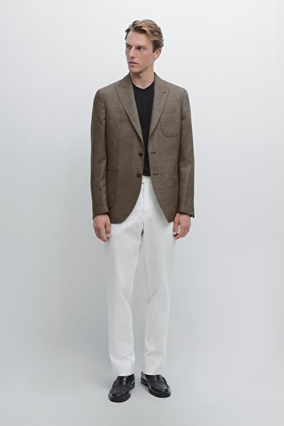 Massimo Dutti Pamuklu slim fit pantolon