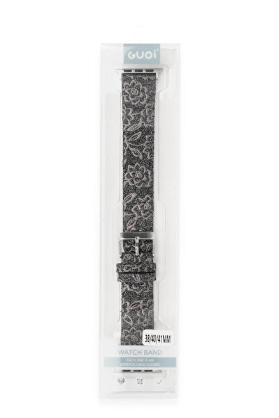 NewFace Rdbydn Apple Watch 38mm Creeper Patterned Band (155335) - Brown