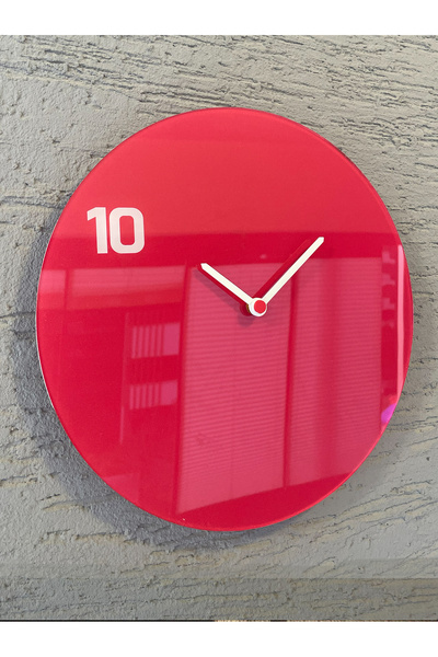 Keneth M I L a N O Red Wall Clock |   Modern Wall Clock with Silent Mechanism...
