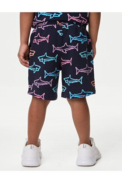 Marks & Spencer Köpek Balığı Desenli Şort (2-7 Yaş)
