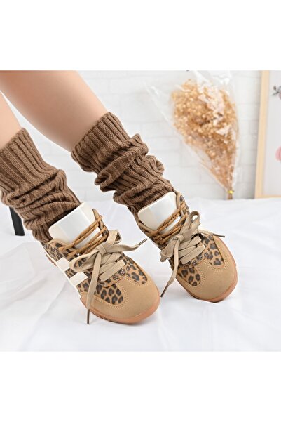 Tmall Pantofi Sport De Dama,Din Piele Ecologica intoarsa,D1411,Leopard