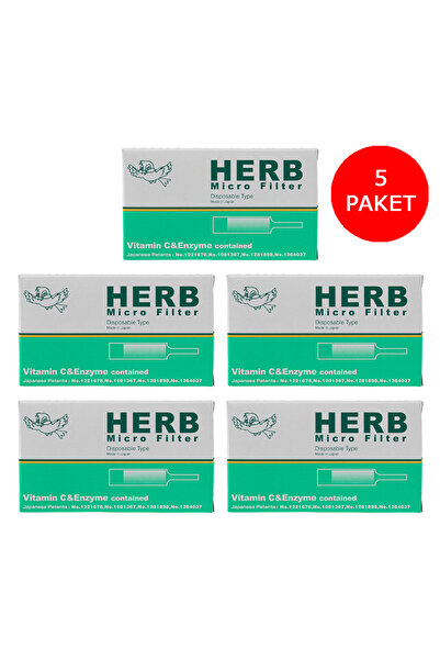 tbek Herb Micro Filter KullanAt Sigara Ağızlığı 5li Paket