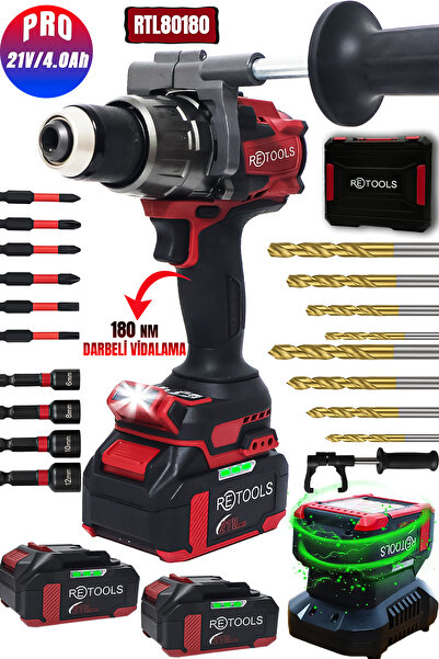 RETOOLS RTL80180 BORDO 180 NM VİDALAMA