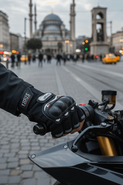 SINGLE SWORD Sports Kısa Parmak Dış Korumalı Eldiven