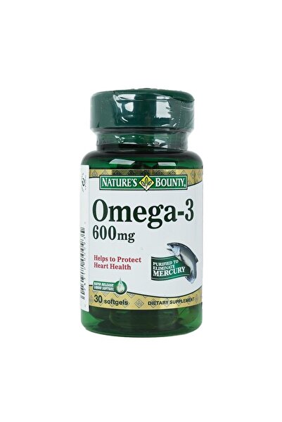 Nature's Bounty Omega-3 600 mg 30 Softgel
