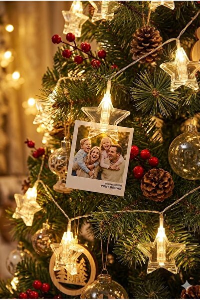 Arma House Pilli Yıldızlı Mandal Çok Amaçlı Led Aydınlatma Şeridi