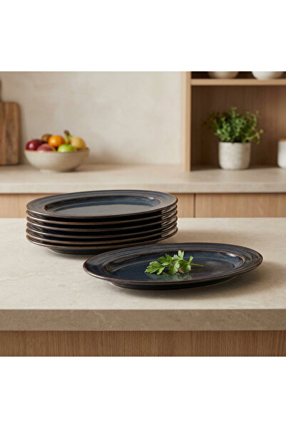 Güral Porselen Valeron 2 Pieces 21 cm Kayak Plate Reactive Oasis Vr 1131