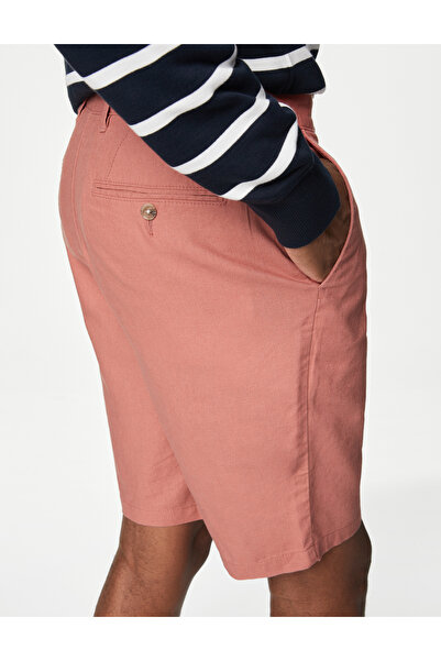 Marks & Spencer Regular Fit Keten Şort