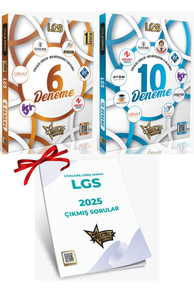 LİDERLER KARMASI 2026 LGS 10 Deneme ve 1. Dönem 6 Deneme Seti (2025 LGS Çıkmı...