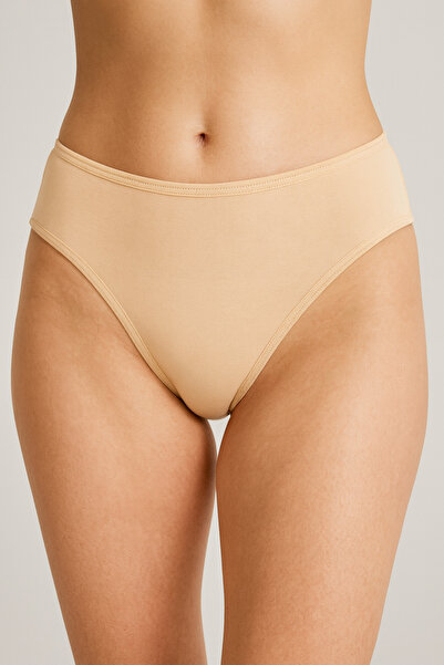 OrganicKid Comfort Plus Kadın Ten Rengi Slip Külot 2'li Çamaşır Set