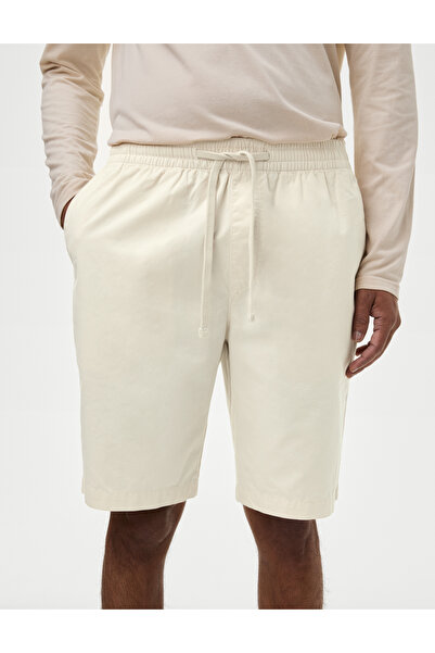 Marks & Spencer Saf Pamuklu Regular Fit Şort