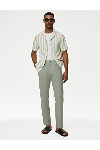 Marks & Spencer Regular Fit Keten Chino Pantolon