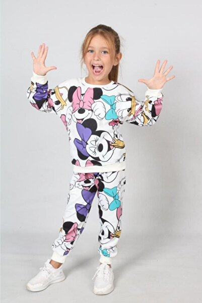 My Kids Wear Короткий жіночий костюм Cizgi з візерунком з плівки