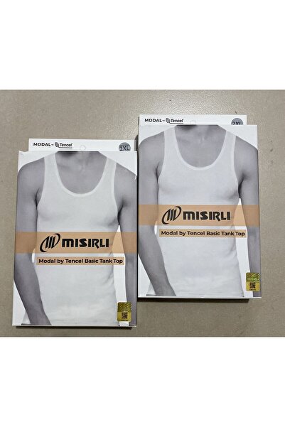 Mısırlı Modal Erkek Organik Pamuk Atlet 2 Adet
