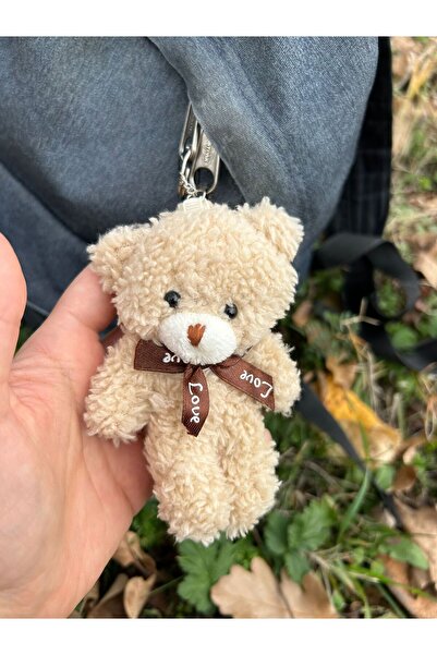 sumicorn لطيف القهوة القطيفة الكلب المفاتيح حقيبة ومحفظة هدية التبعي