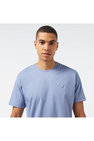 Nautica Men's Blue Standard Fit T-Shirt