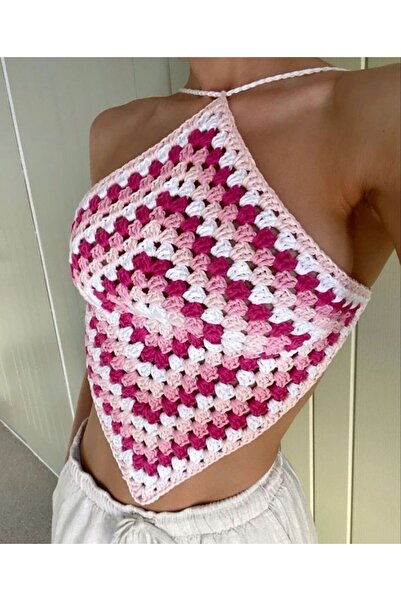 Handmade Lily Knitting Hand-Knitted Women's Bustier