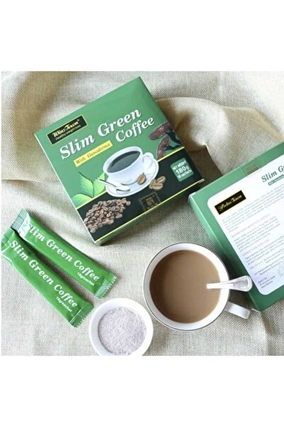 Wins Town Ganoderma green slimming coffee, healthy weight loss without harming the body, box containing 18 sachets