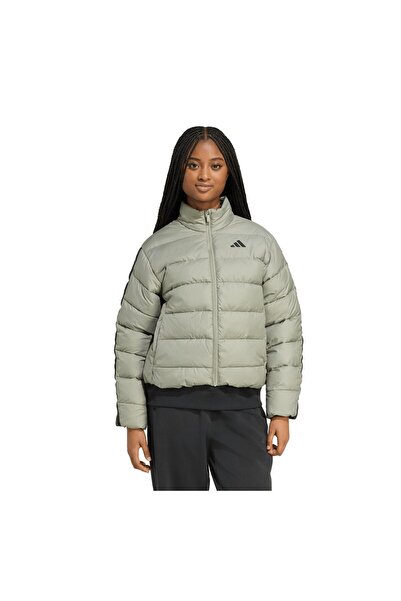 adidas Jx7809-K W Ess 3S Sd Jkt Women's Coat Khaki