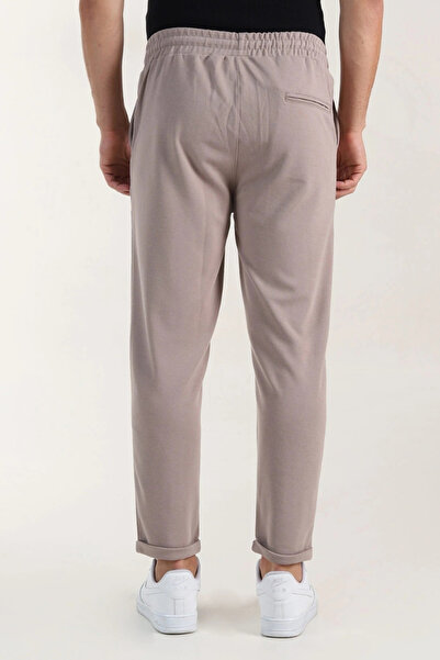 EXSPORT Diagonal Fabric Slimfit Comfortable Fit Double Leg Men's Trousers with Back Pockets