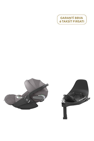 Cybex Cloud T Plus isize Gri Adac Ödüllü Tam Yatışlı 360° Dönüşlü 0-13 kg Puset Ana Kucağı ve T Baza Seti