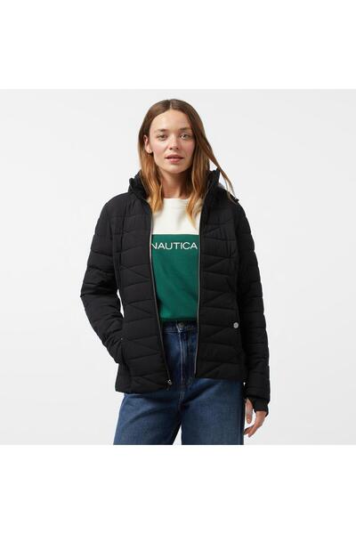 Nautica Kadın Siyah Mont