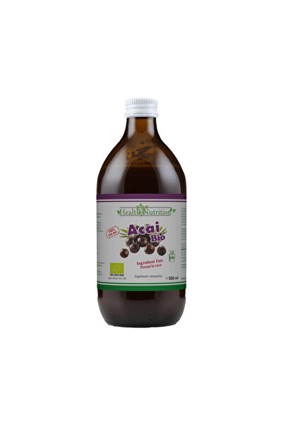 Health Nutrition Acai BIO - Suc 100% pur, 500 ml